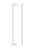 TDFPS-224-BN - Zoo Hardware Square Block Cabinet Pull Handle 224mm c/c Brushed Nickel Finish
