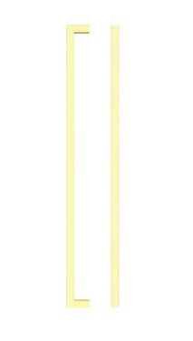 Click Here To Enlarge This Photo Of TDFPS-320-BG - Zoo Hardware Square Block Cabinet Pull Handle 320mm c/c Brushed Gold Finish