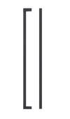 TDFPS-320-MB - Zoo Hardware Square Block Cabinet Pull Handle 320mm c/c Matt Black Finish