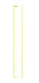 TDFPS-448-BG - Zoo Hardware Square Block Cabinet Pull Handle 448mm c/c Brushed Gold Finish