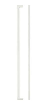 Click Here To Enlarge This Photo Of TDFPS-448-BN - Zoo Hardware Square Block Cabinet Pull Handle 448mm c/c Brushed Nickel Finish