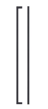 Click Here To Enlarge This Photo Of TDFPS-448-MB - Zoo Hardware Square Block Cabinet Pull Handle 448mm c/c Matt Black Finish
