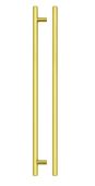 TDFPT-320-380BG - Zoo Hardware T Bar Cabinet Handle 320mm c/c (380mm Overall Length) Brushed Gold Finish