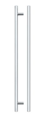 Click Here To Enlarge This Photo Of TDFPT-320-380CP - Zoo Hardware T Bar Cabinet Handle 320mm c/c (380mm Overall Length) Polished Chrome Finish