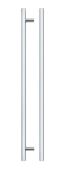 TDFPT-320-380CP - Zoo Hardware T Bar Cabinet Handle 320mm c/c (380mm Overall Length) Polished Chrome Finish