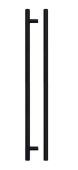 TDFPT-320-380MB - Zoo Hardware T Bar Cabinet Handle 320mm c/c (380mm Overall Length) Matt Black Finish