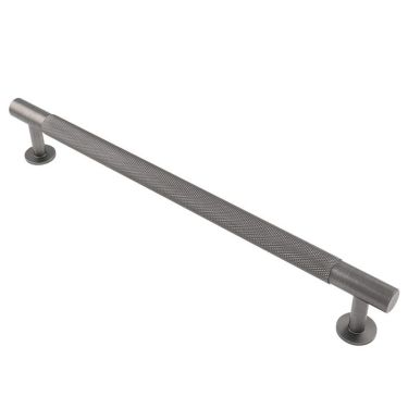 Click Here To Enlarge This Photo Of FTD700EANT - Carlisle Brass Fingertip Design Knurled Pull Handle 254mm (224mm c/c) Anthracite