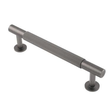 Click Here To Enlarge This Photo Of FTD710BANT - Carlisle Brass Fingertip Design 'Lines' Pull Handle 158mm (128mm c/c) Anthracite