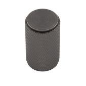 FTD702ANT - Carlisle Brass Fingertip Design Knurled Knob 18mm dia (30mm projection) Anthracite