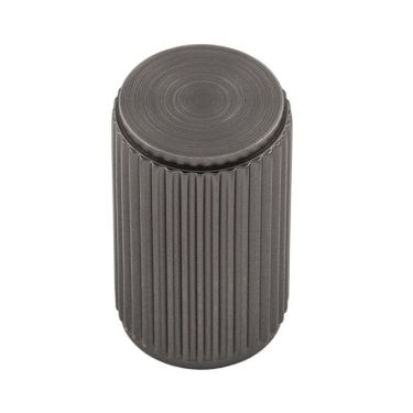 Click Here To Enlarge This Photo Of FTD712ANT - Carlisle Brass Fingertip Design 'Lines' Knob 18mm dia (30mm projection) Anthracite