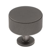 FTD703ANT - Carlisle Brass Fingertip Design Knurled Radio Knob 35mm Anthracite