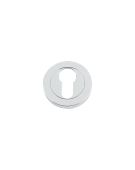 FB001CP - Zoo Hardware Fulton & Bray Euro Profile Escutcheon (50 x 8mm) Polished Chrome