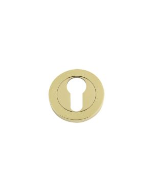 Click Here To Enlarge This Photo Of FB001PB - Zoo Hardware Fulton & Bray Euro Profile Escutcheon (50 x 8mm) Polished Brass