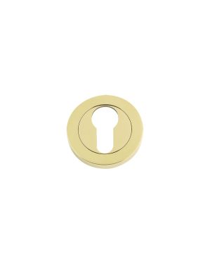 Click Here To Enlarge This Photo Of FB001PVD - Zoo Hardware Fulton & Bray Euro Profile Escutcheon (50 x 8mm) PVD Brass