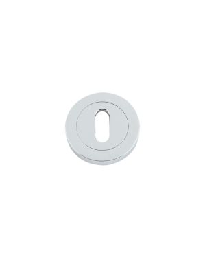 Click Here To Enlarge This Photo Of FB002CP - Zoo Hardware Fulton & Bray Standard Key Escutcheon (50 x 8mm) Polished Chrome