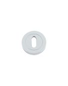 FB002CP - Zoo Hardware Fulton & Bray Standard Key Escutcheon (50 x 8mm) Polished Chrome