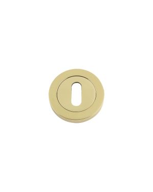 Click Here To Enlarge This Photo Of FB002PB - Zoo Hardware Fulton & Bray Standard Key Escutcheon (50 x 8mm) Polished Brass