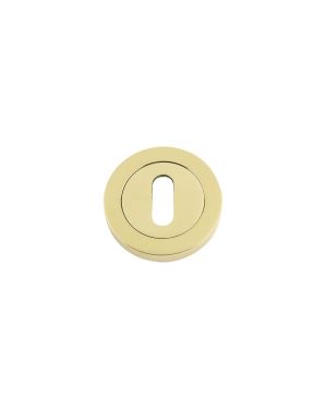 Click Here To Enlarge This Photo Of FB002PVD - Zoo Hardware Fulton & Bray Standard Key Escutcheon (50 x 8mm) PVD Brass