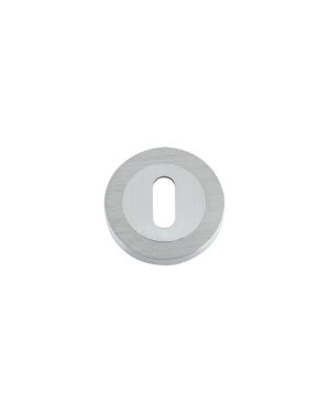 Click Here To Enlarge This Photo Of FB002SC - Zoo Hardware Fulton & Bray Standard Key Escutcheon (50 x 8mm) Satin Chrome