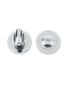 FB004CP - Zoo Hardware Fulton & Bray Bathroom Turn & Release (50mm dia) Polished Chrome