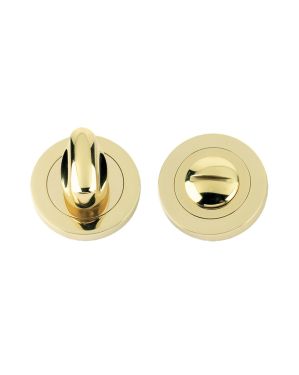 Click Here To Enlarge This Photo Of FB004PVD - Zoo Hardware Fulton & Bray Bathroom Turn & Release (50mm dia) PVD Brass