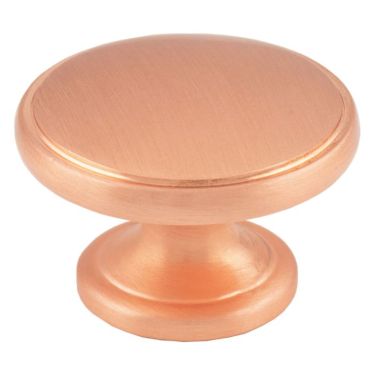 Click Here To Enlarge This Photo Of FTD524SSCO - Carlisle Brass Fingertip Design Oxford Knob 32mm Satin Copper
