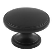 FTD524SMB - Carlisle Brass Fingertip Design Oxford Knob 32mm Matt Black