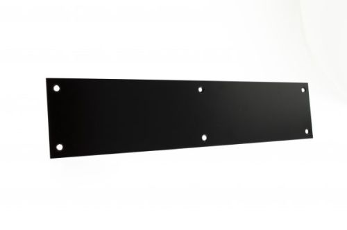 Click Here To Enlarge This Photo Of Atlantic - AFP50075MB Finger Plate Pre drilled with screws 500mm x 75mm - Matt Black