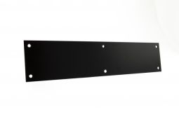Atlantic - AFP50075MB Finger Plate Pre drilled with screws 500mm x 75mm - Matt Black