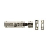 Atlantic - ASB4PN Solid Brass Surface Door Bolt 4" - Polished Nickel