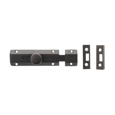 Click Here To Enlarge This Photo Of Atlantic - ASB4UDB Solid Brass Surface Door Bolt 4" - Urban Dark Bronze