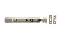 Atlantic - ASB8PN Solid Brass Surface Door Bolt 8" - Polished Nickel