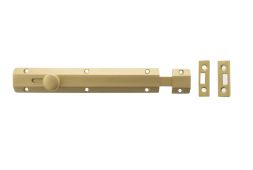 Atlantic - ASB8SB Solid Brass Surface Door Bolt 8" - Satin Brass