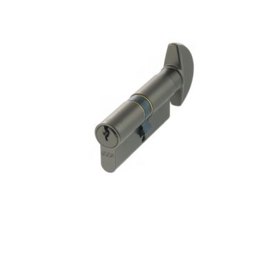 Click Here To Enlarge This Photo Of C620F93030 - AGB Euro Profile 5 Pin Cylinder & Turn 35-35mm (70mm) – Black Nickel