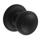 DK35CMB - Carlisle Brass Delamain Plain Mortice Knobs (Concealed Fix) Matt Black