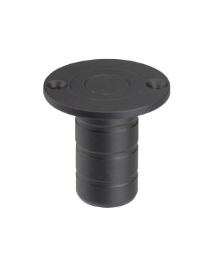 Click Here To Enlarge This Photo Of ZAS14A-PCB - Zoo Hardware Dust Socket for Flush Bolts (Wood) 20mm dia. x 38mm Powder Coated Black