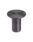 ZAS14A-PVDBLK - Zoo Hardware Dust Socket for Flush Bolts (Wood) 20mm dia. x 38mm PVD Black