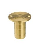 ZAS14A-PVDSB - Zoo Hardware Dust Socket for Flush Bolts (Wood) 20mm dia. x 38mm PVD Satin Brass