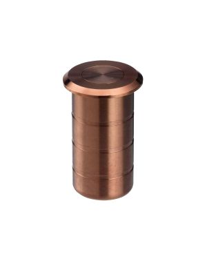 Click Here To Enlarge This Photo Of ZAS14-PVDBZ - Zoo Hardware Dust Socket for Flush Bolts (Concrete) 20mm dia. x 25mm PVD Bronze