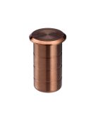 ZAS14-PVDBZ - Zoo Hardware Dust Socket for Flush Bolts (Concrete) 20mm dia. x 25mm PVD Bronze