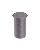 ZAS14-PVDGH - Zoo Hardware Dust Socket for Flush Bolts (Concrete) 20mm dia. x 25mm PVD Graphite