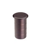 ZAS14-ETB - Zoo Hardware Dust Socket for Flush Bolts (Concrete) 20mm dia. x 25mm Etna Bronze