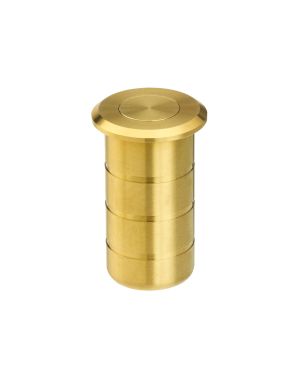 Click Here To Enlarge This Photo Of ZAS14-PVDSB - Zoo Hardware Dust Socket for Flush Bolts (Concrete) 20mm dia. x 25mm PVD Satin Brass