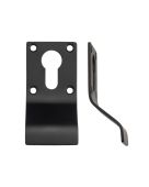 ZAS16-PCB - Zoo Hardware Cylinder Pull (Euro Profile) Powder Coated Black