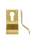 ZAS16-FSB - Zoo Hardware Cylinder Pull (Euro Profile) Favo Satin Brass
