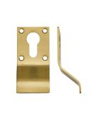 ZAS16-PVDSB - Zoo Hardware Cylinder Pull (Euro Profile) PVD Satin Brass