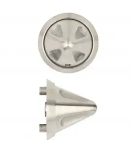 ZS-AL010-010-SSS - Zoo Hardware Satin Stainless Steel Anti-Ligature Mortice Knobs