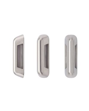 Click Here To Enlarge This Photo Of ZS-ALP100BF-SSS - Zoo Hardware Satin Stainless Steel Anti-Ligature Bolt Fix Pull Handle (100mm c/c)