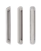 ZS-ALP250GS-SSS - Zoo Hardware Satin Stainless Steel Anti-Ligature Grub Screw Pull Handle (for use with ZS-ALP250BF-SSS for back to back fixing)
