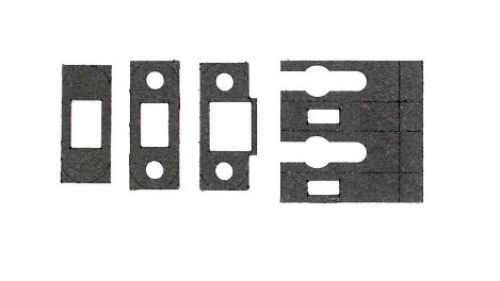 Click Here To Enlarge This Photo Of ZITL0130G - Zoo Hardware 1mm Universal Tubular Latch Intumescent to suit 2.5" and 3" Tubular Latches/Deadbolts (FD30)